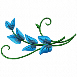 Flowers And Tree Embroidery Design 3 Flowers And Tree Embroidery Design 3